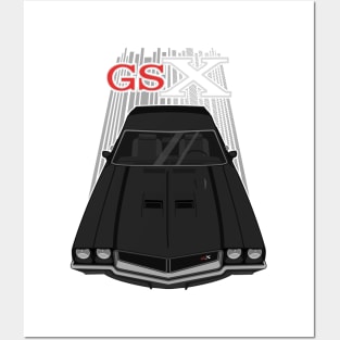 Buick Skylark GTX - 2ng gen - Black Posters and Art